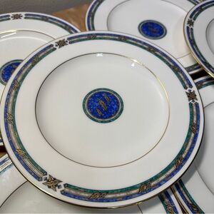 Noritake New Lineage Shelton 4739 Salad Plates 8.25” Set of 8 Bone China